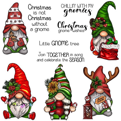 Christmas Gnomes Dies & Stamps Set