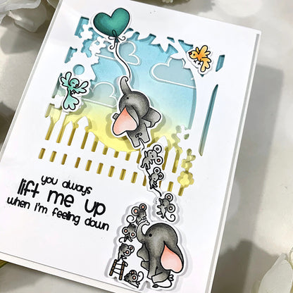 Happy Dumbo Dies & Stamps Set