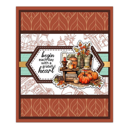 Fall Harvest Pumpkin Cupboard Dies & Stamps Set