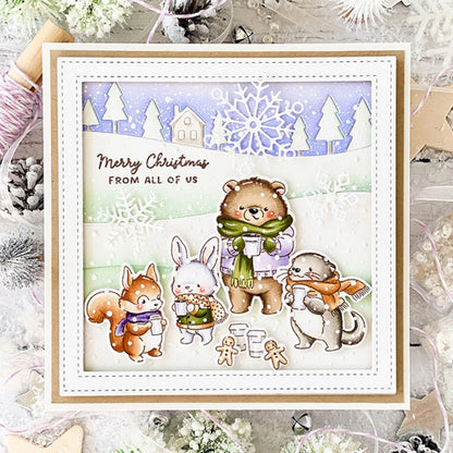Winter Animals Dies & Stamps Set