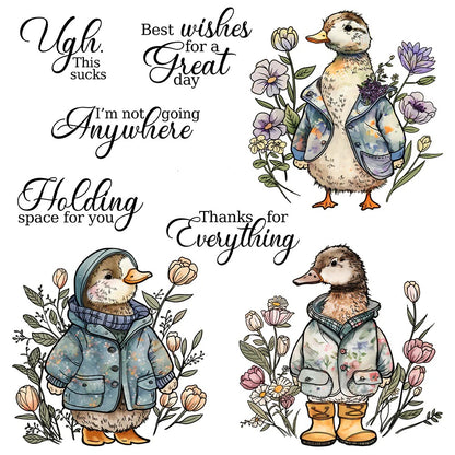 Cute Swan Dies & Stamps Set