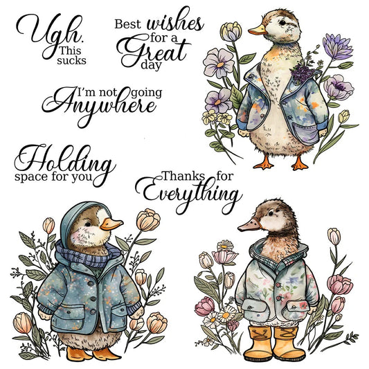 Cute Swan Dies & Stamps Set