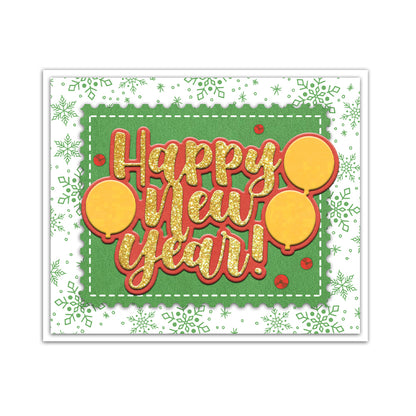 "Happy New Year" Words Cutting Dies