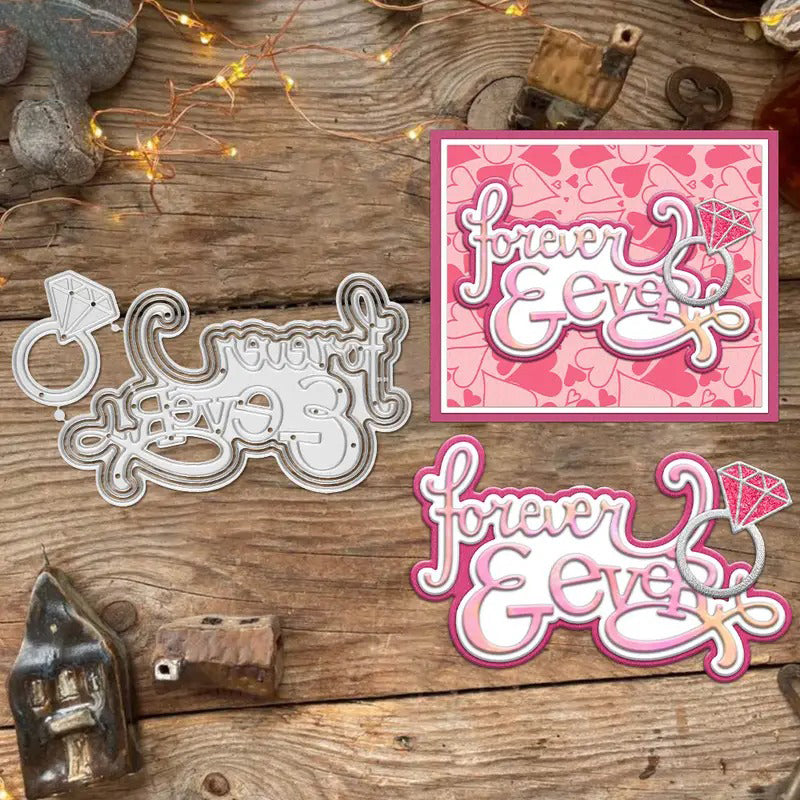 "Forever Ever" Words Cutting Dies