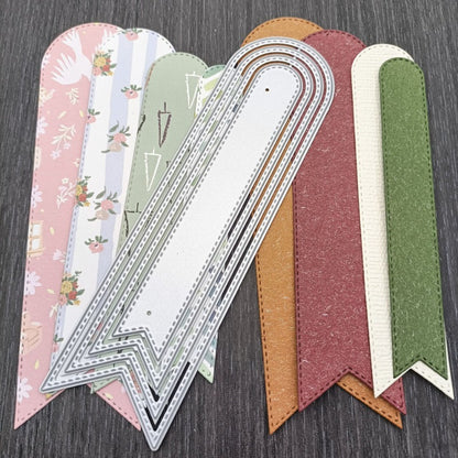 Stackable Tag Bookmark Cutting Dies