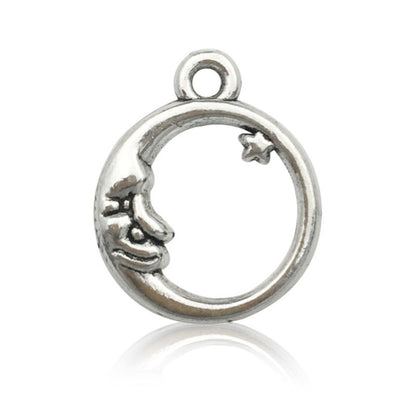 1 Pc Retro Sun Moon Star Jewelry Pendant