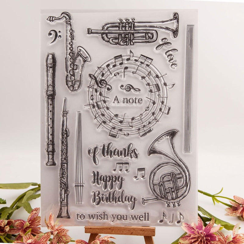 Musical Instruments Clear Stamps