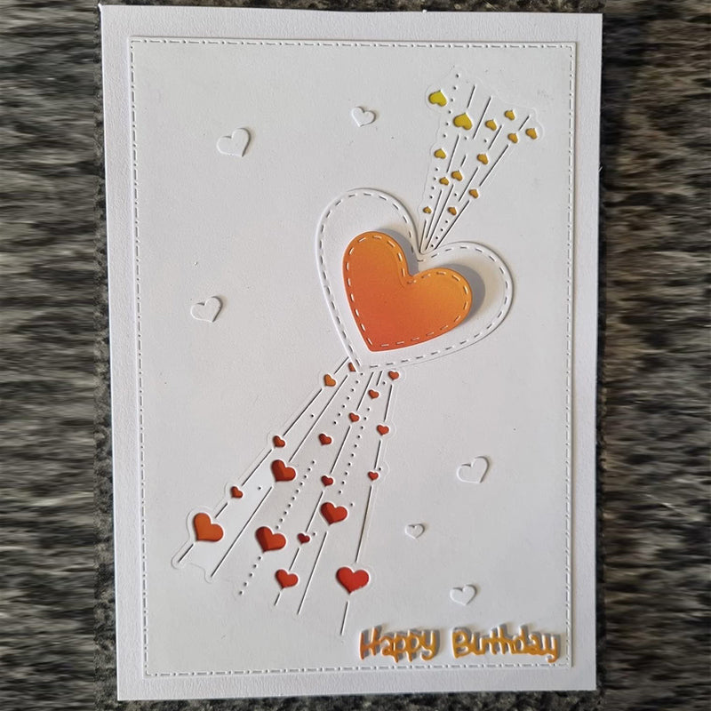 Love Polka Dot Curtains Cutting Dies