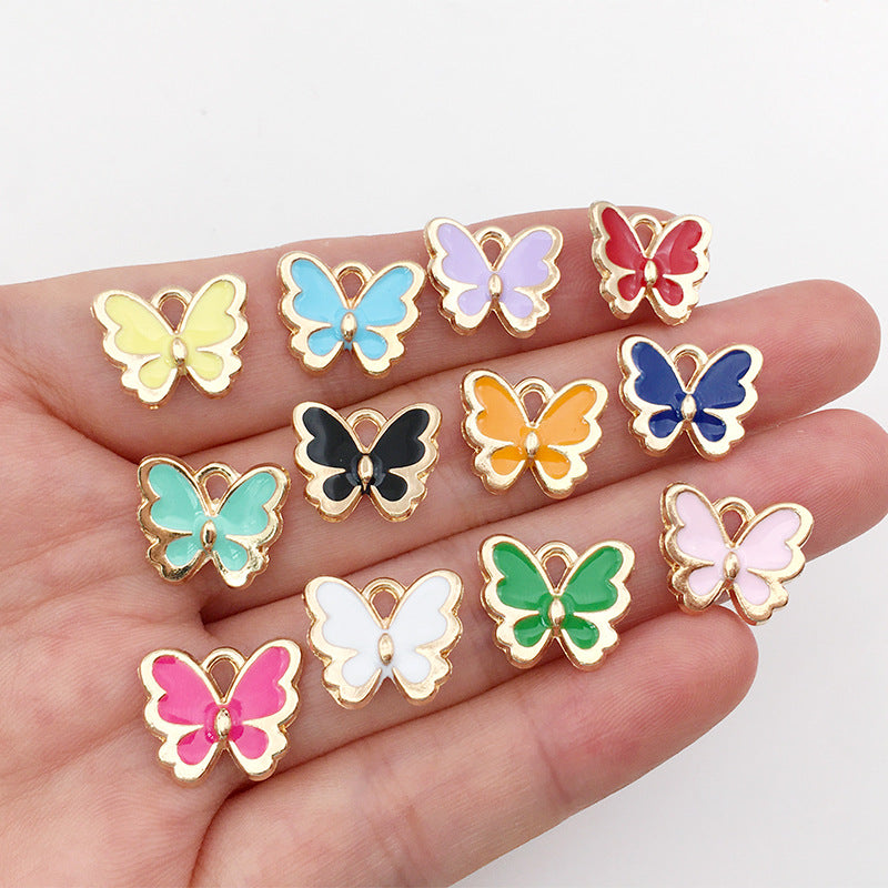 20Pcs Butterfly Handmade Jewelry Pendants