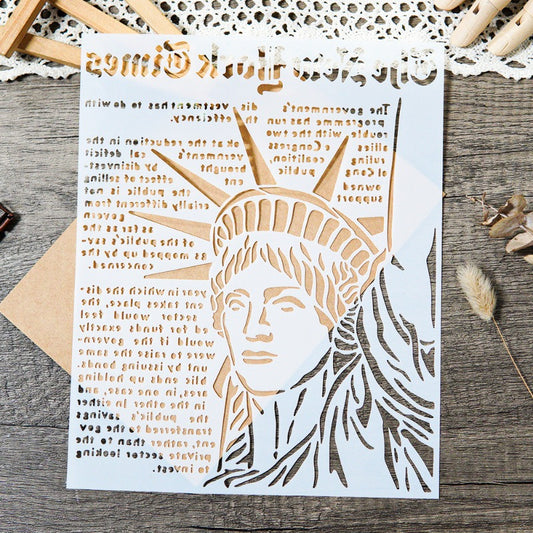 Statue of Liberty DIY Hollow Stencil