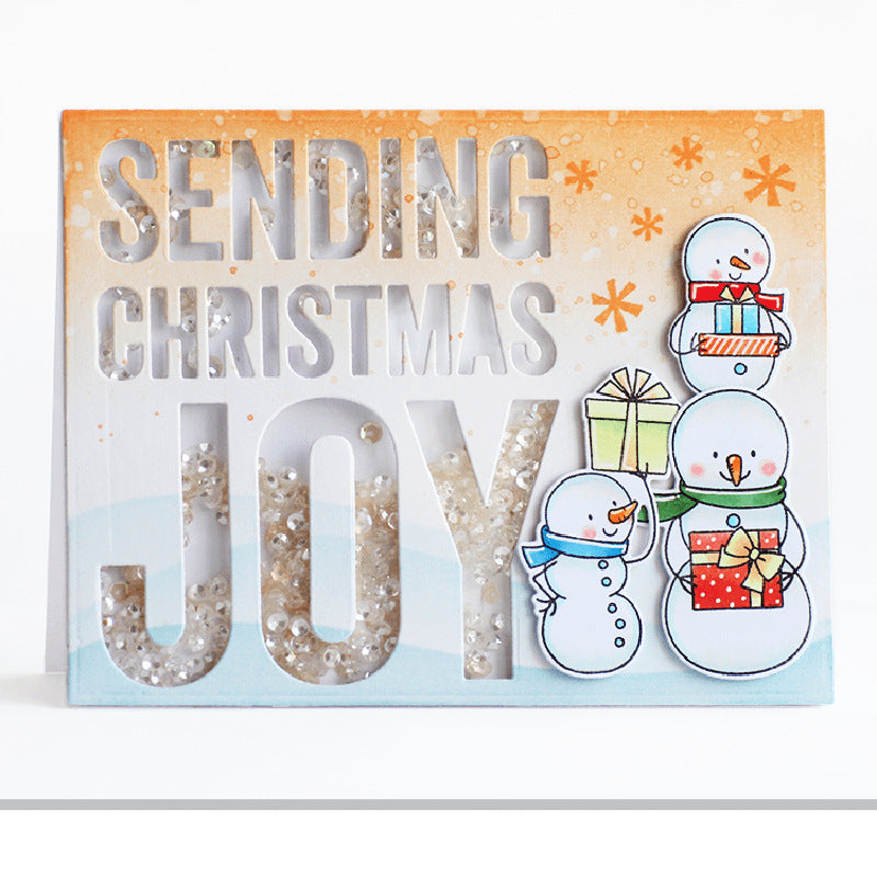 Christmas Greetings Metal Cutting Dies