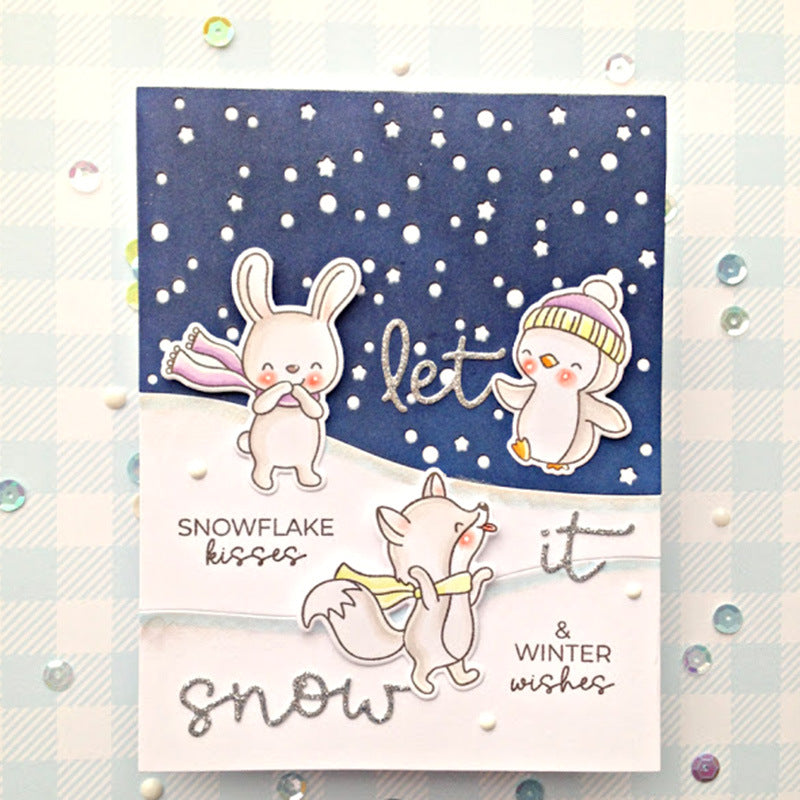 Winter Animals Dies & Stamps Set