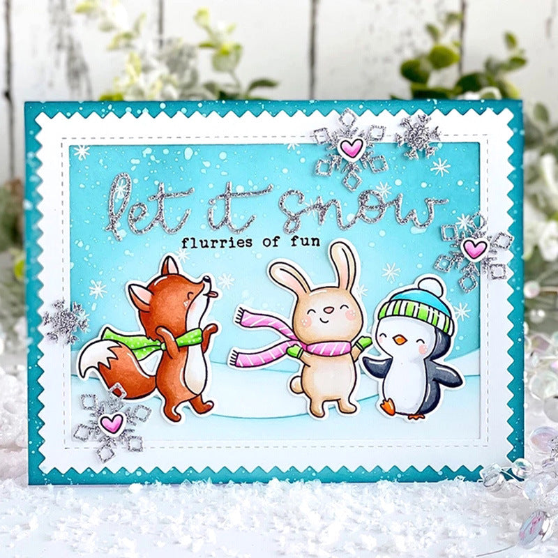 Winter Animals Dies & Stamps Set