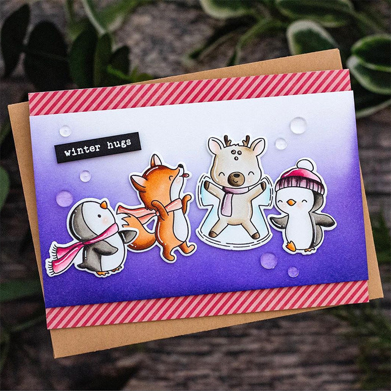 Winter Animals Dies & Stamps Set