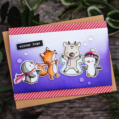 Winter Animals Dies & Stamps Set