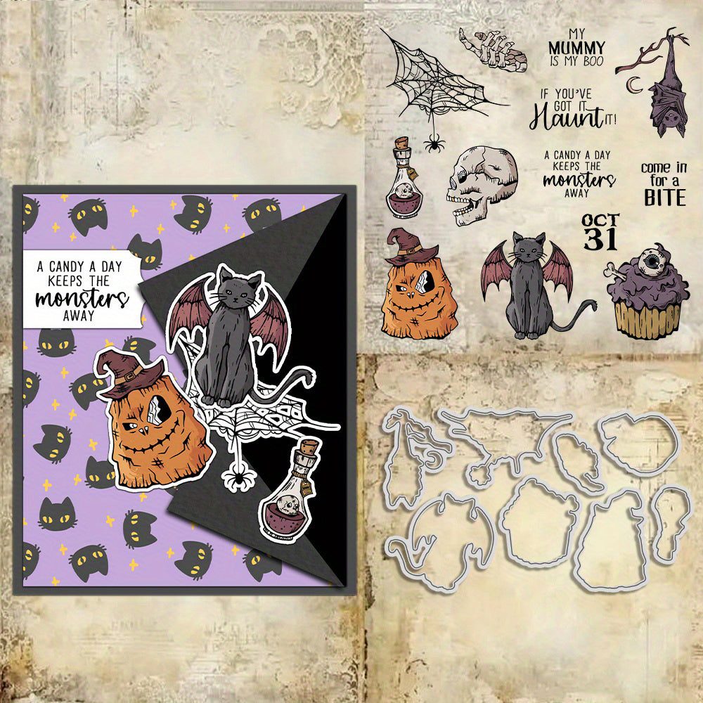 Halloween Series Dies & Stamps Set