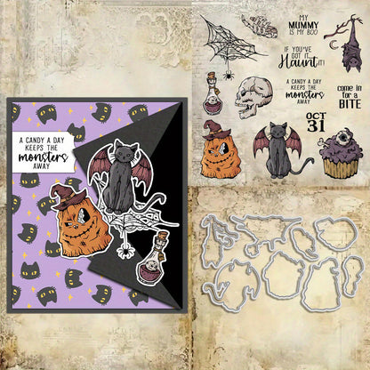 Halloween Series Dies & Stamps Set