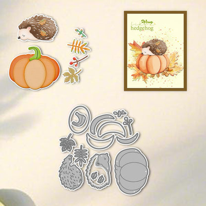 Hedgehog Pumpkin Metal Cutting Dies