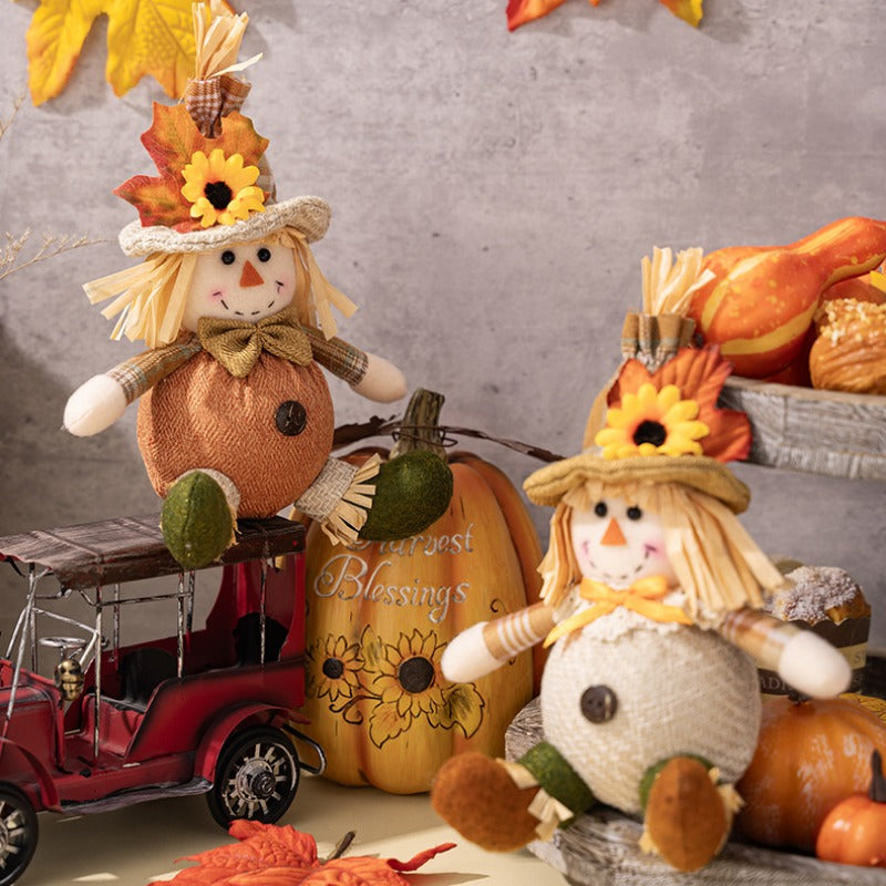 Thanksgiving Scarecrow Doll Pendant Decorations