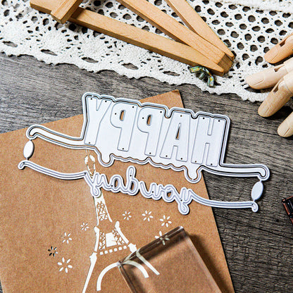 Happy Words Metal Cutting Dies