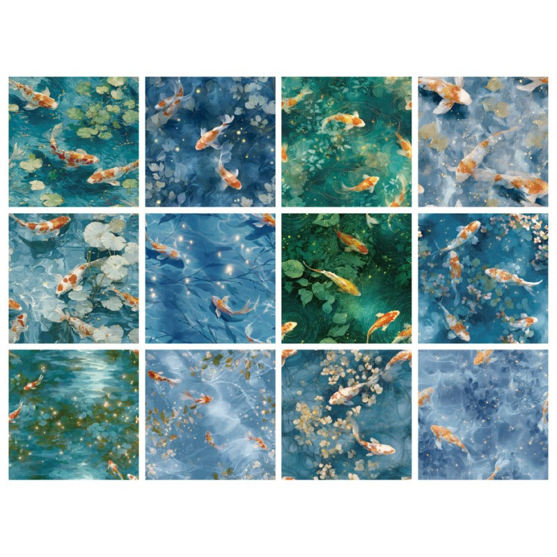 24PCS 6" Undine Scrapbook Paper & Cardstock