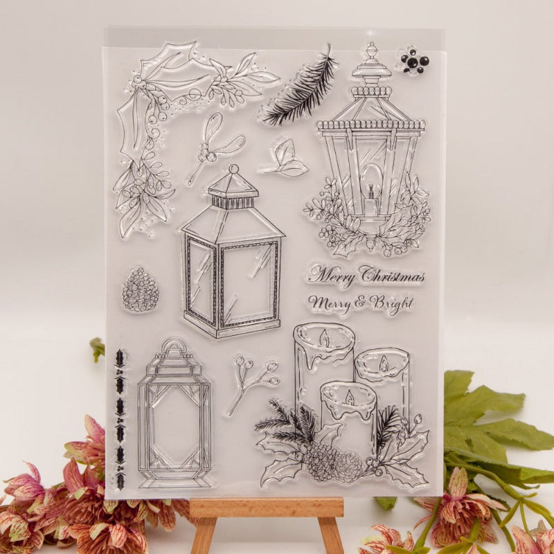 Lantern Candle Clear Stamps