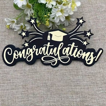 "Congratulations" Words Metal Cutting Dies