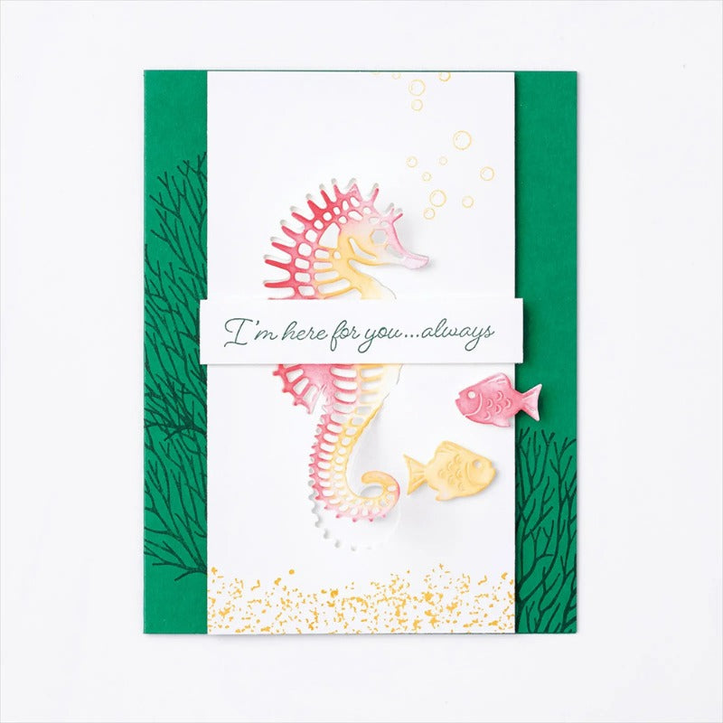 Seahorse and Goldfish Dies & Stamps Set