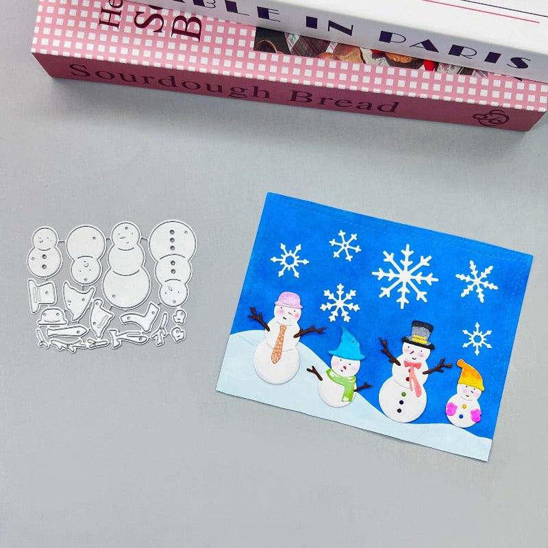 Winter Snowman Metal Cutting Dies