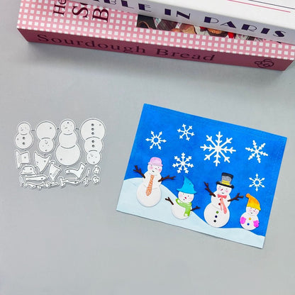 Winter Snowman Metal Cutting Dies