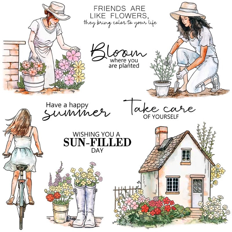 Women Who Love Life Clear Stamps