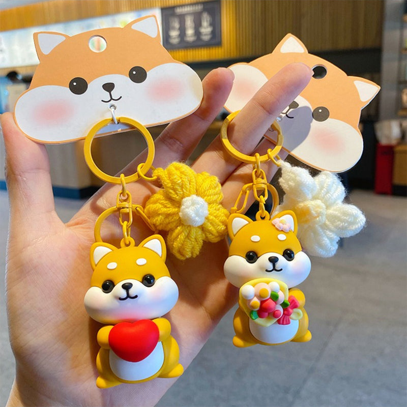Cute Shiba Inu Doll Keychain