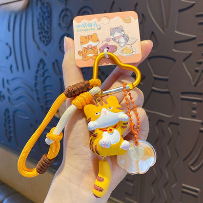 Cute Vitality Cat Doll Keychain