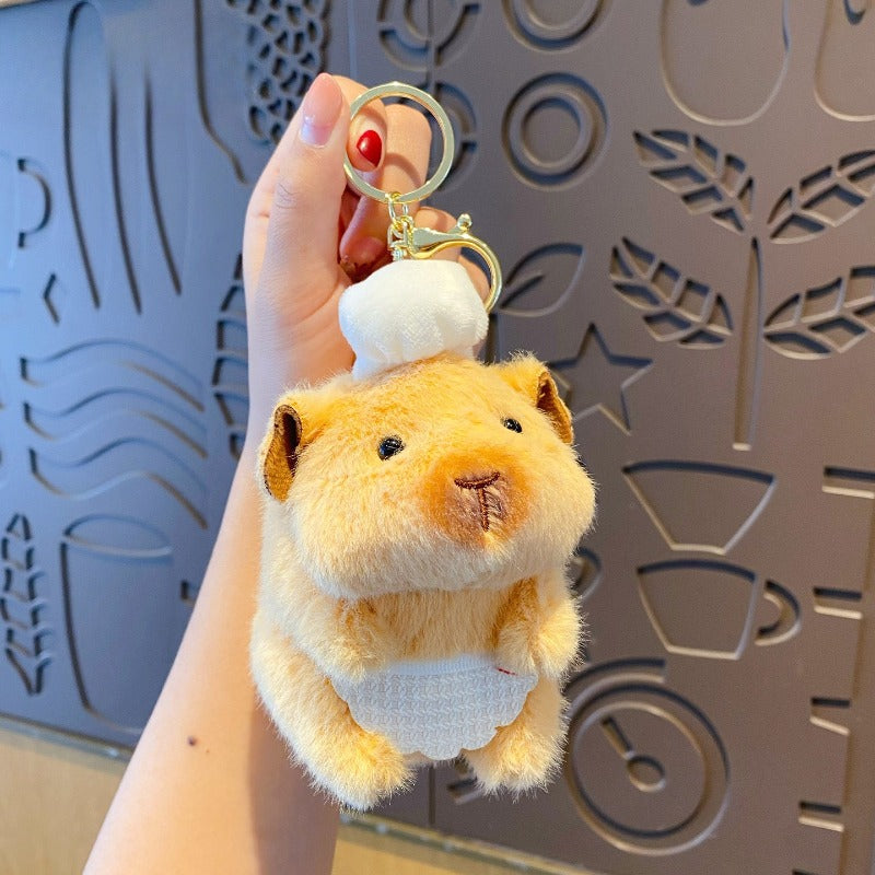 Cute Pig Plush Toy Keychain