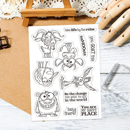 Personality Animals Dies & Stamps Set