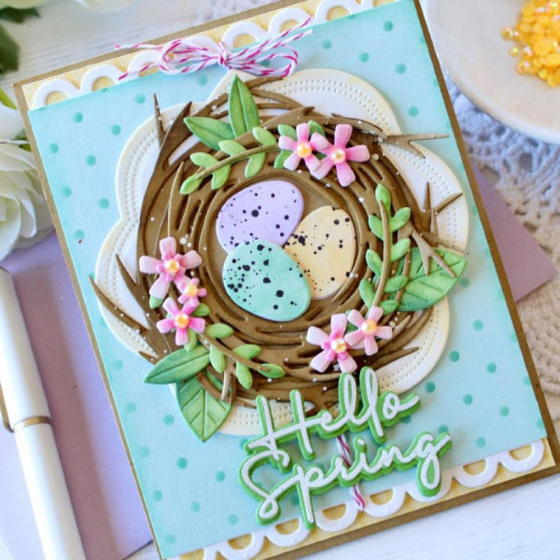 Bird's Nest and Eggs Cutting Dies