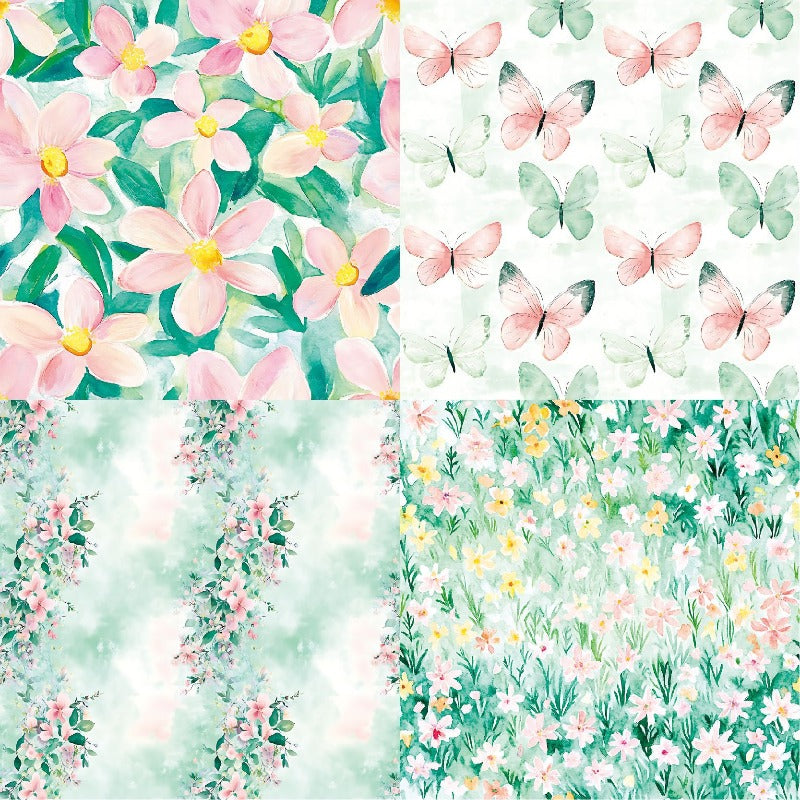 24PCS 6" Willow Scrapbook Paper & Cardstock