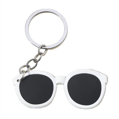 Cute Silicone Glasses Keychain