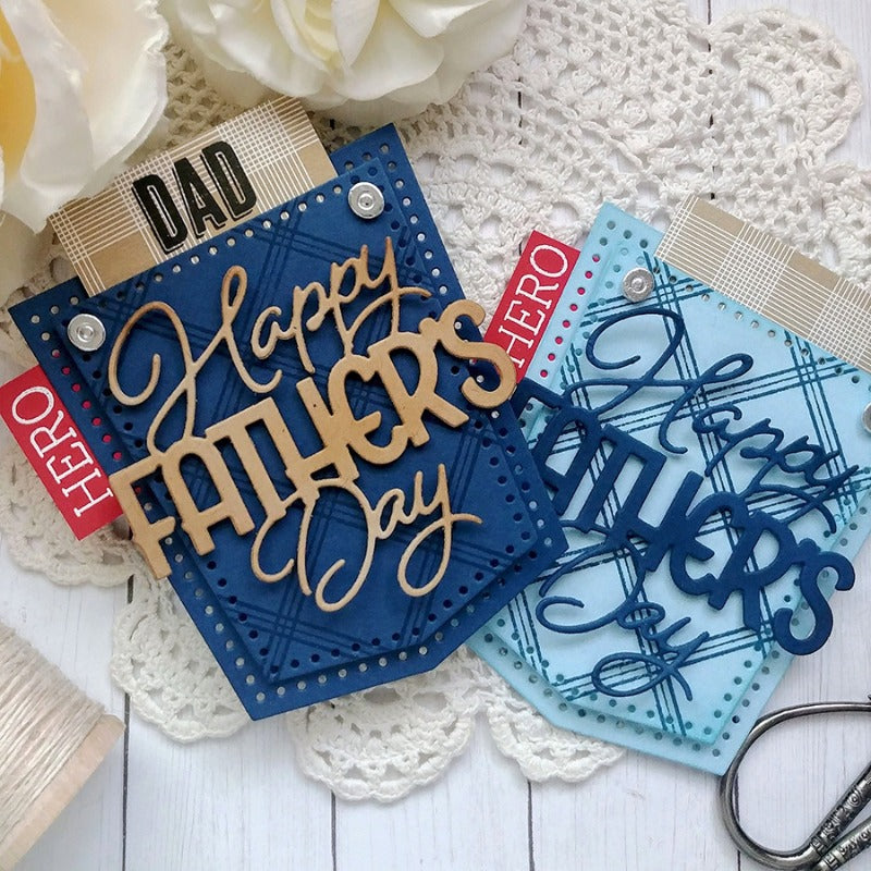 Happy Father's Day Metal Cutting Dies