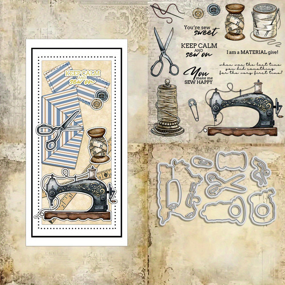 Sewing Machine Accessories Dies & Stamps Set