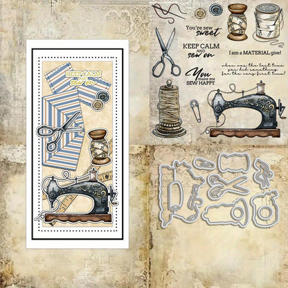 Sewing Machine Accessories Dies & Stamps Set