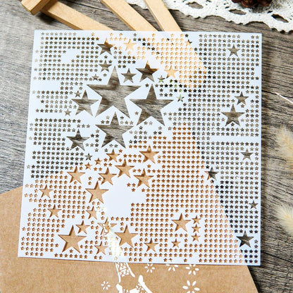 Stars DIY Painting Hollow Stencil