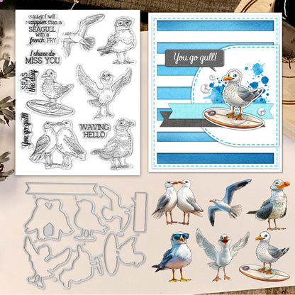 Happy Seagull Dies & Stamps Set