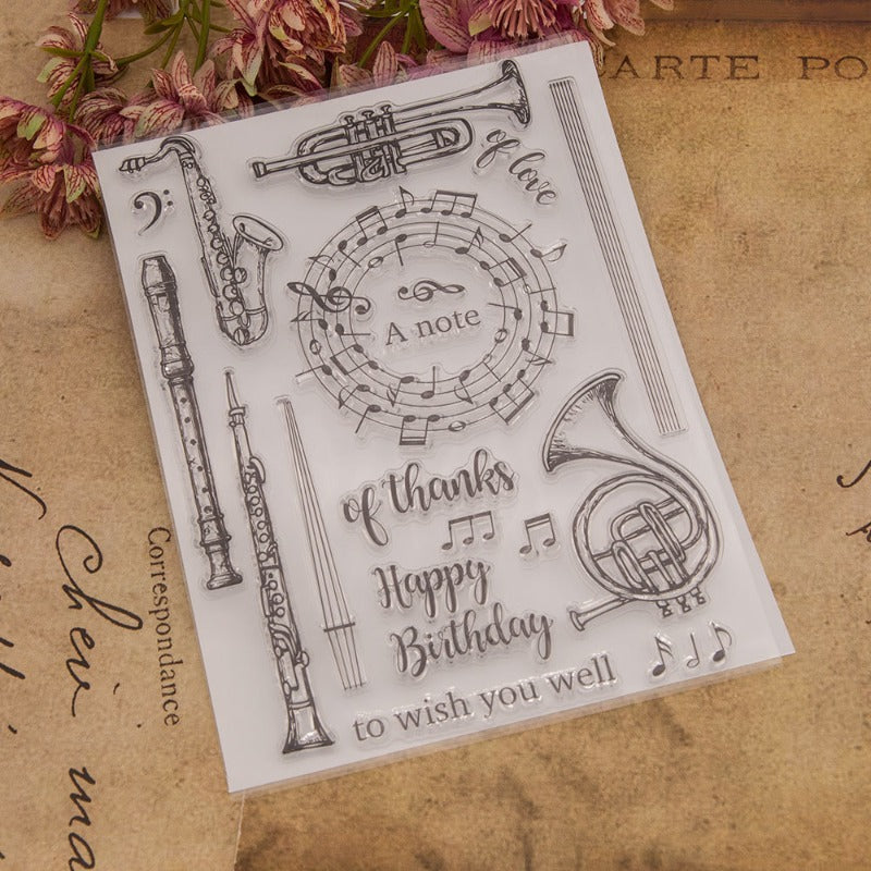 Musical Instruments Clear Stamps