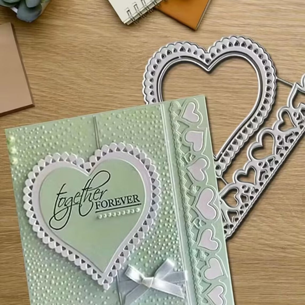 Heart-shaped Lace Metal Cutting Dies