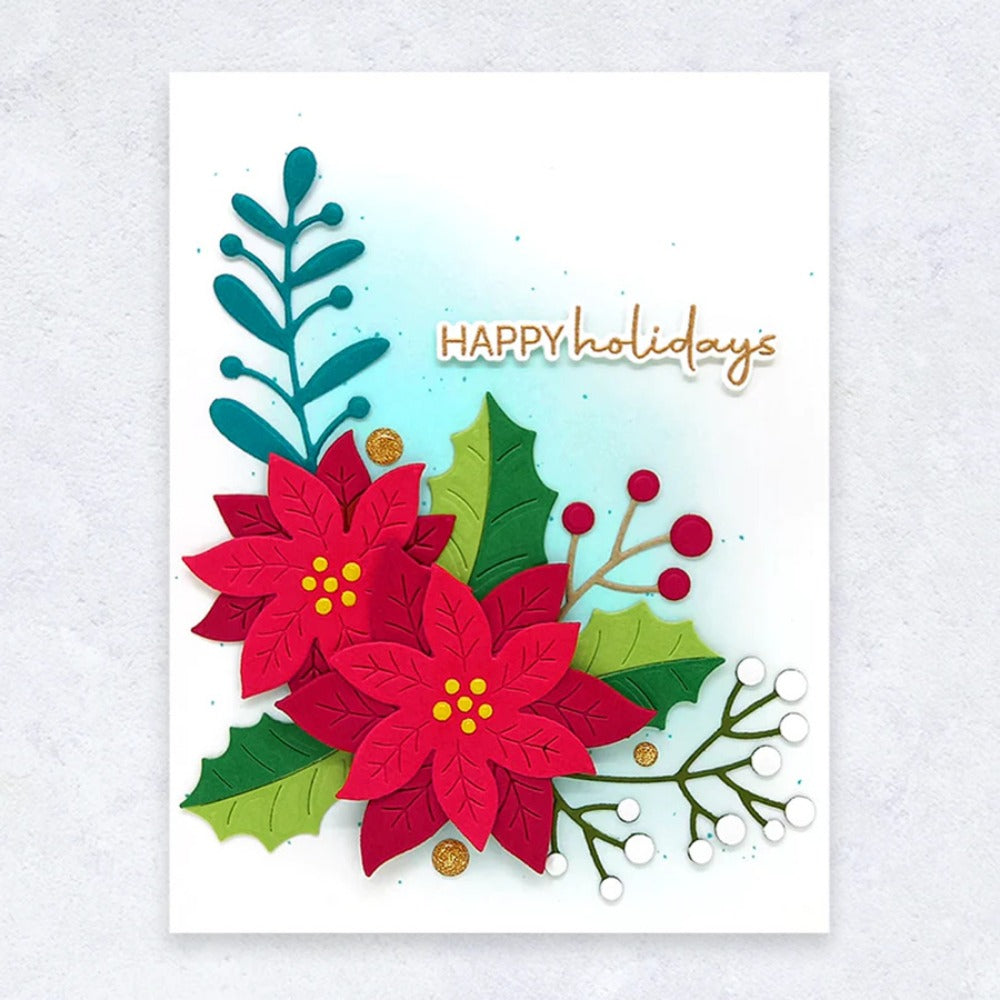 Poinsettia Flowers Metal Cutting Dies