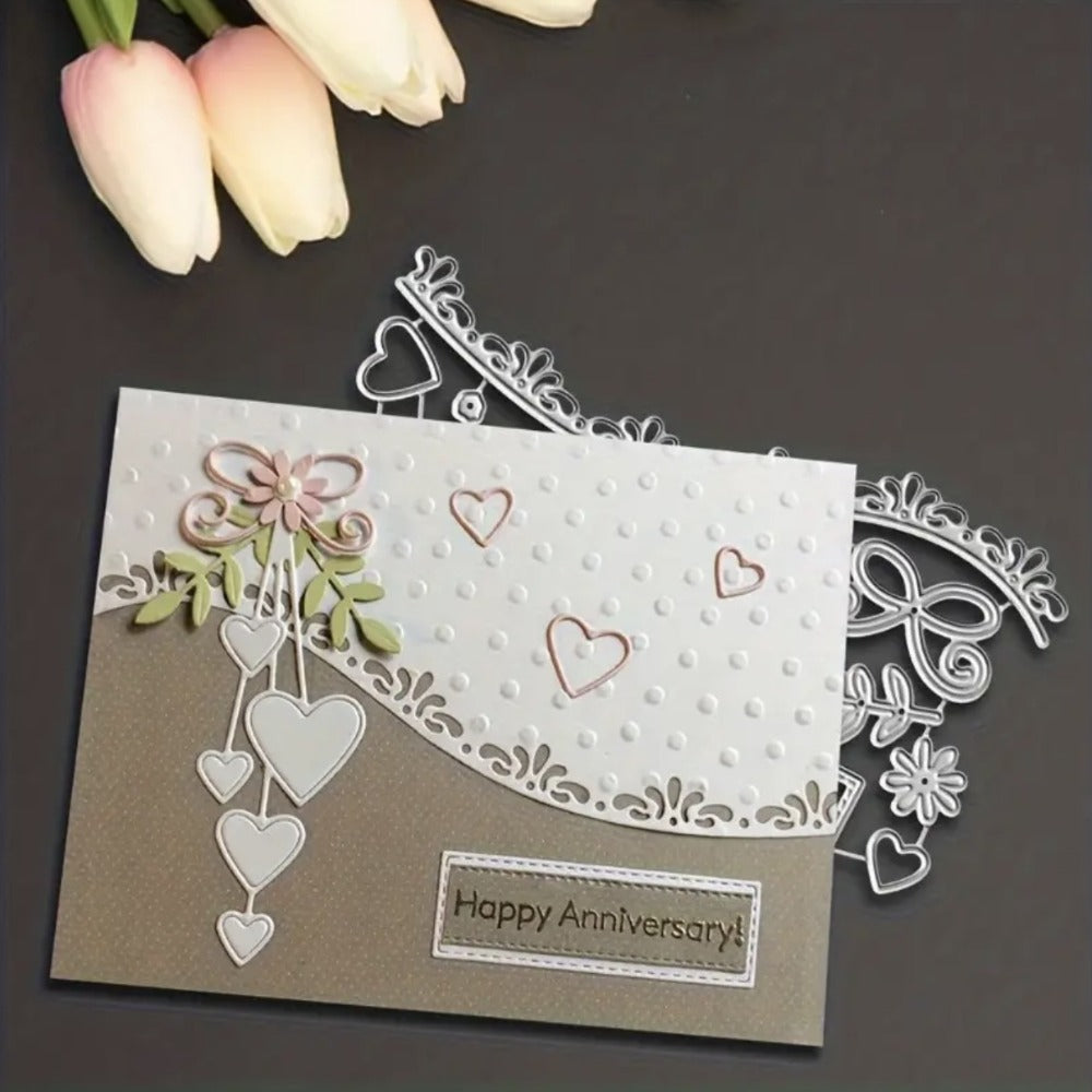 Heart-shaped Wavy Border Metal Cutting Dies