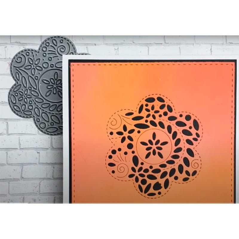 Flower Embossed Frame Cutting Dies