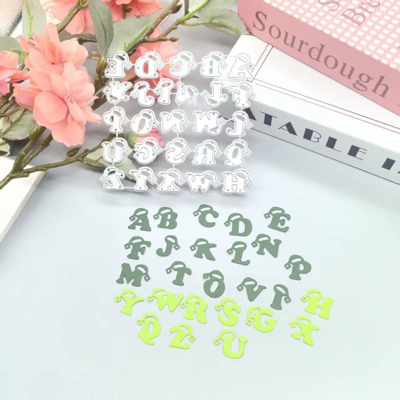 Christmas English Letters Metal Cutting Dies