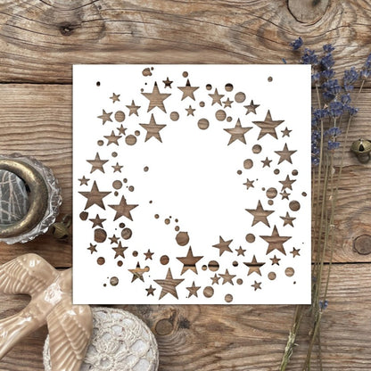 Stars DIY Painting Hollow Stencil